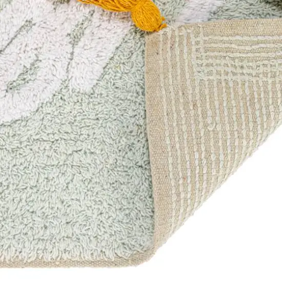 Hello Honey&reg; Splish Splash Embroidered Cotton Blend Bath Mat with Tassels {5}