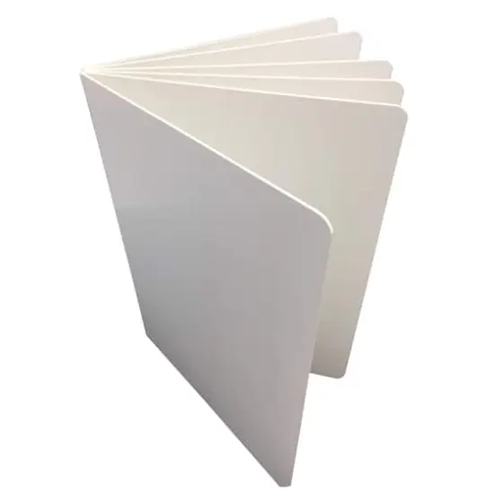 Ashley Productions 6" x 8" White Blank Chunky Hardcover Board Book, 6ct. {3}