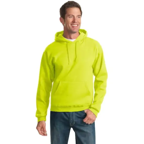 JERZEES&reg; NuBlend Pullover Hooded Sweatshirt Safety Green {4}