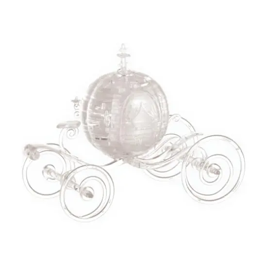 3D Crystal Puzzle - Disney Cinderella's Carriage (Clear): 71 Pcs {1}