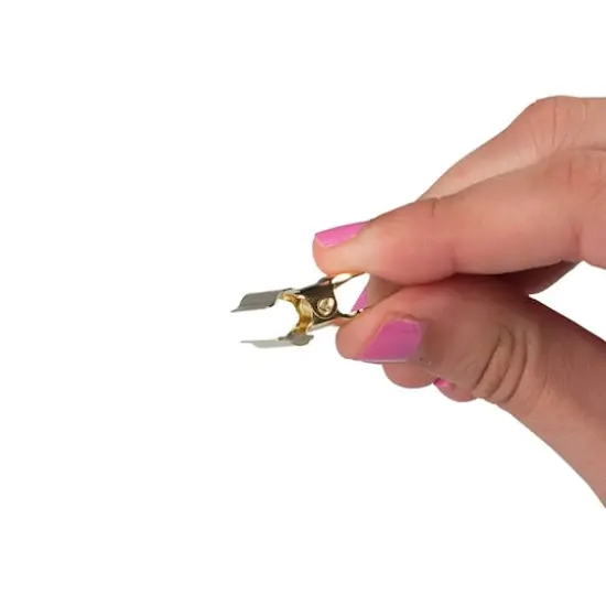 JAM Paper 22mm Metal Bulldog Clips, 25ct. Gold {6}