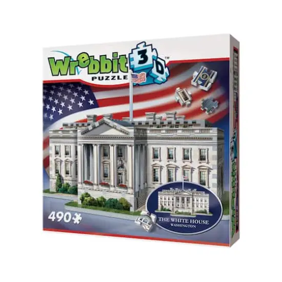 Wrebbit 3D Puzzle&trade; The White House 490 Piece Puzzle {3}