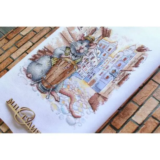 MP Studia Italian Streets Cross Stitch Kit {8}