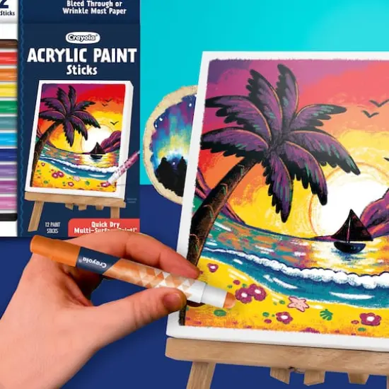 Crayola&reg; Acrylic Paint Doodle Sticks, 2 Packs of 12 {7}