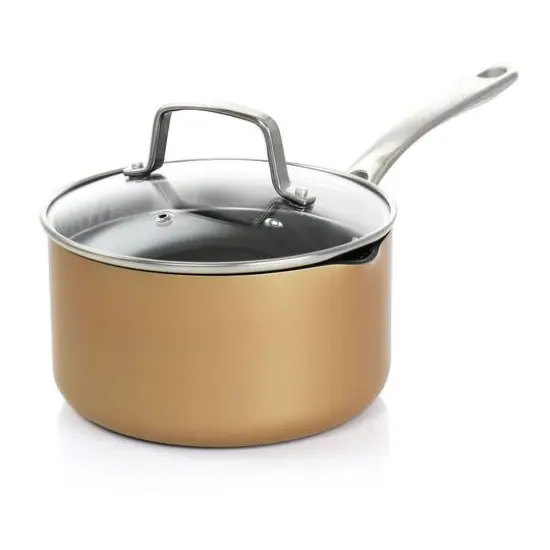 Martha Stewart Copper 12 Piece Hard Anodized Nonstick Aluminum Cookware Set {12}