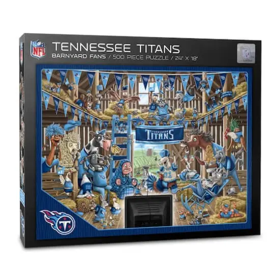 NFL Barnyard Fans 500 Piece Puzzle Tennessee Titans {1}