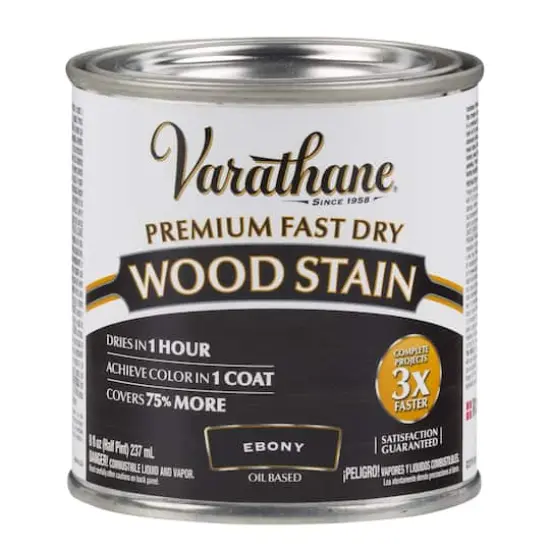 Varathane&reg; 8oz. Premium Fast Dry Wood Stain Ebony {1}