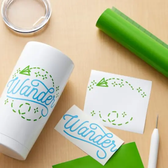 Cricut&reg; 12" x 48" Permanent Vinyl Lime Green {3}