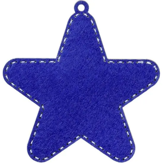 Wonderland Crafts Blue Star Bead Embroidery on Wood Kit {5}