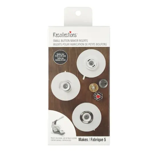 Small Button Maker Inserts by Recollections&trade; {1}