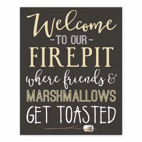 Welcome To The Pit Tabletop Canvas {1}