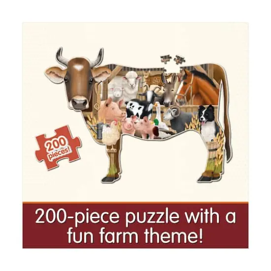 Wildlife World Puzzle - Farm: 200 Pcs {5}