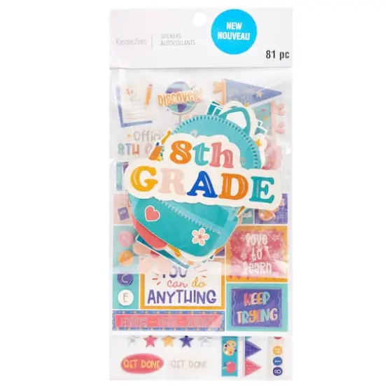 8th Grade Stickers by Recollections&trade; {1}