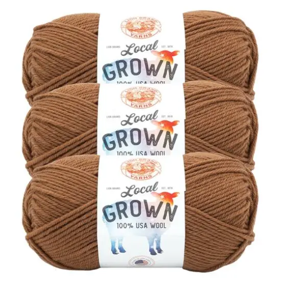 3 Pack Lion Brand&reg; Local Grown Yarn Beetroot {2}