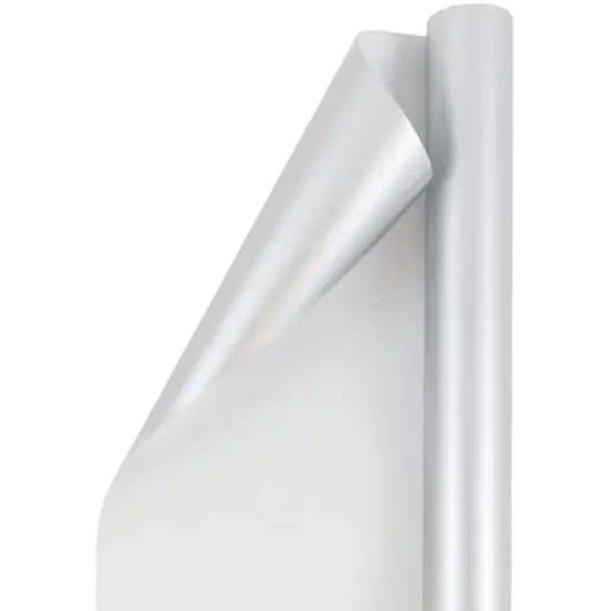 JAM Paper Matte Gift Wrap, 2ct. Silver {1}