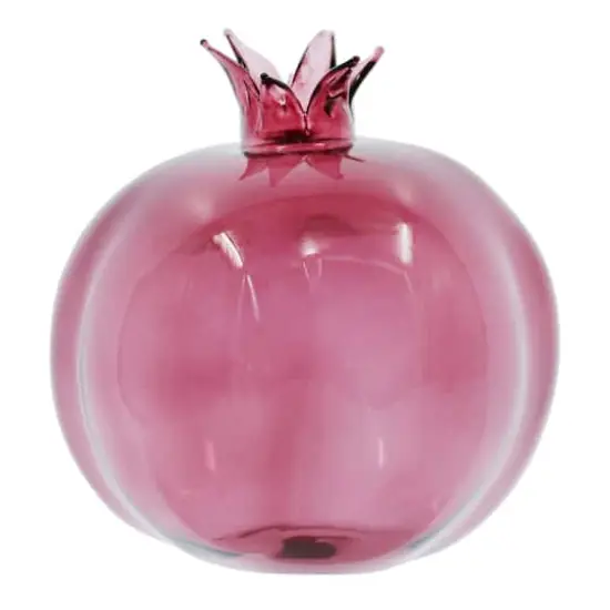 4.5" Glass Pomegranate Tabletop D&eacute;cor by Ashland&reg;Red {1}