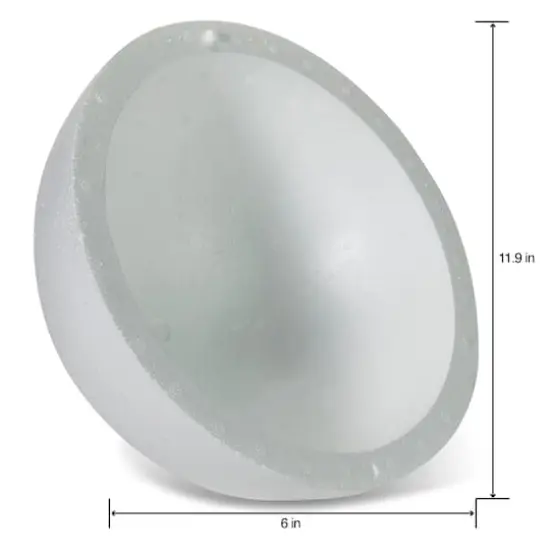 FloraCraft&reg; SmoothFōM&reg; 11.9" Hollow Foam Half Ball {4}