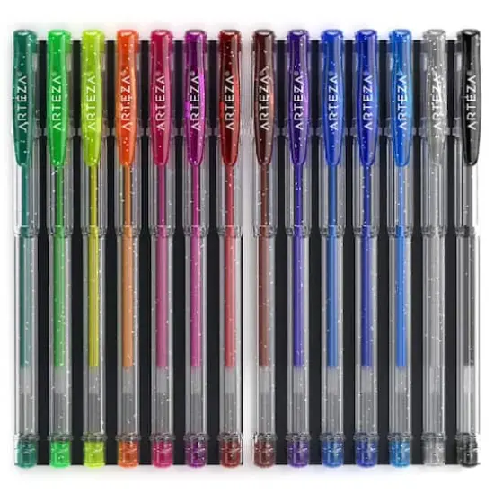 Arteza&reg; 14 Color Glitter Gel Pen Set {4}