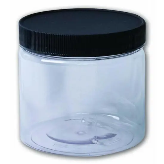 Jacquard Clear Container with Lid, 16oz. {2}