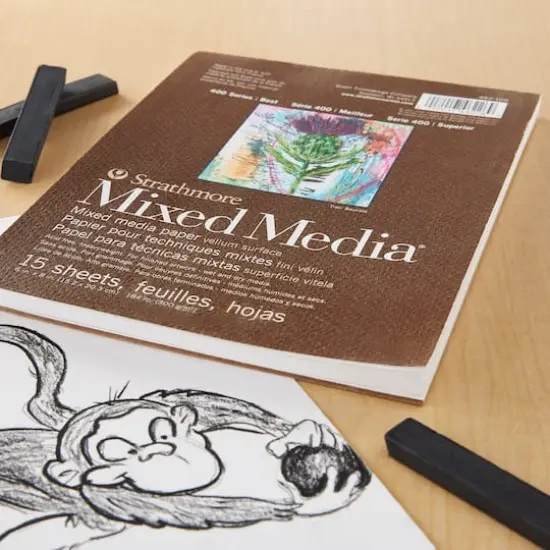 Strathmore&reg; 400 Series Mixed Media Paper Pad {3}