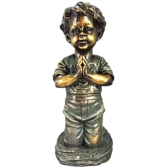 Santa's Workshop 13" Praying Boy Statue {1}