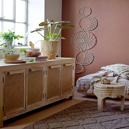 Hello Honey&reg; 16" Paulownia Wood Stool {7}