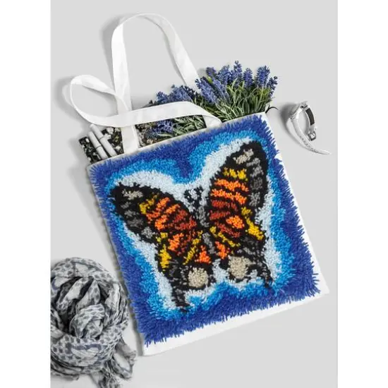 Leisure Arts&reg; Butterfly Latch Hook Kit {8}