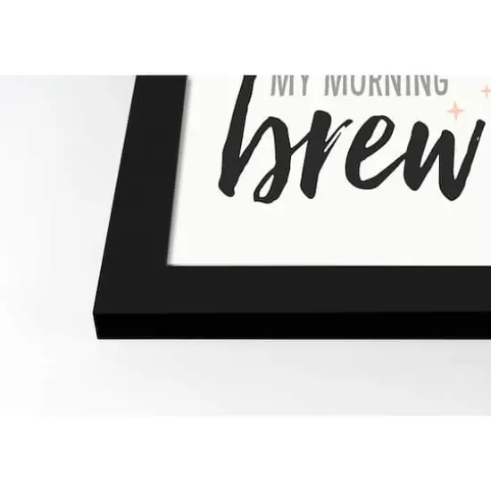 Witch In The Morning Halloween Print in Black Frame {3}