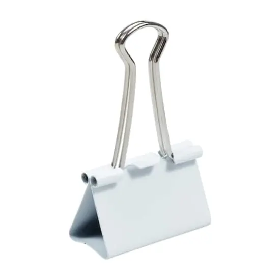 JAM Paper 1.5" Binder Clips, 12ct. White {5}