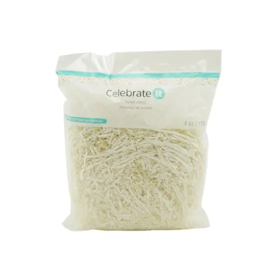 Paper Shred by Celebrate It&trade;, 4oz. White {4}