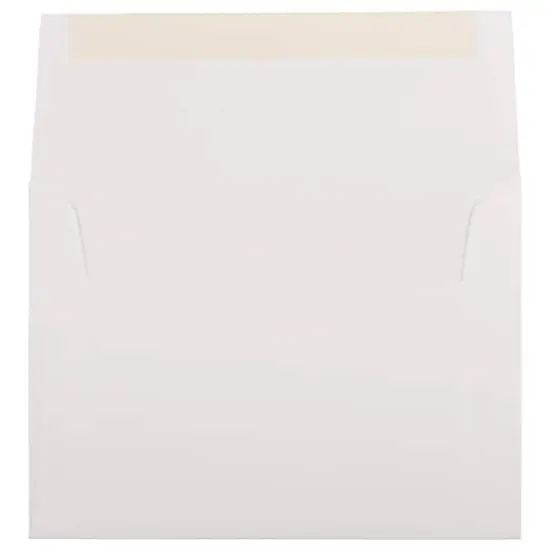 JAM Paper A6 Strathmore Invitation Envelopes, 50ct. Bright White Laid {4}