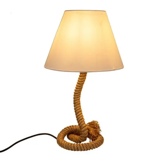 Hello Honey&reg; 26.5" Brown Rope Table Lamp {10}