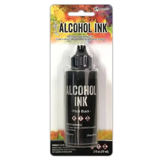 Tim Holtz&reg; Alcohol Ink, 2oz. Pitch Black {1}