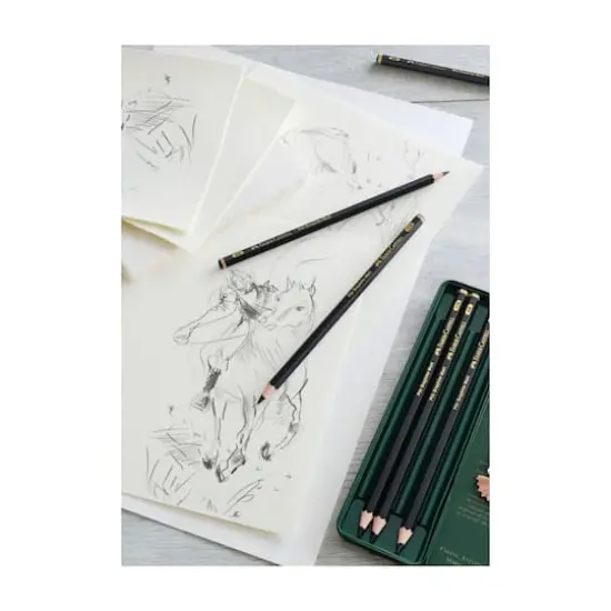 Faber-Castell&reg; PITT&reg; Matte Graphite Pencil Set {7}