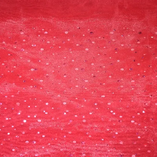 Feldman Red Confetti Dots Organza {3}