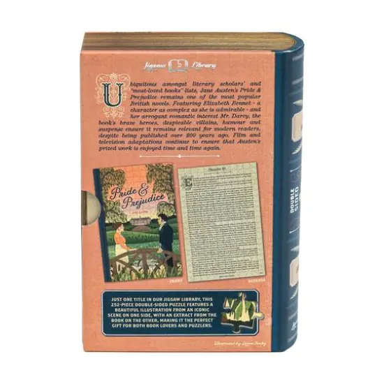 Jane Austen's Pride & Prejudice Double-Sided Jigsaw Puzzle: 252 Pcs {5}