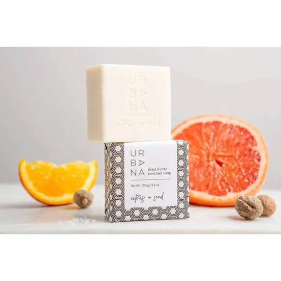 European Soaps Urbana Bar, 100g Citrus + Seed {12}
