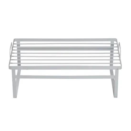 Honey Can Do White Stackable Shelves for Cabinets Set {7}