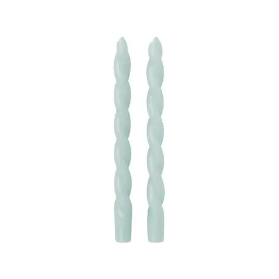 10" Unscented Twist Taper Candles, 2ct. by Ashland&reg; Light Blue {4}