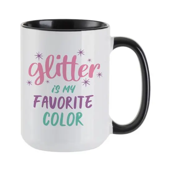 Craft Express 6ct. 15oz. Black Sublimation Two Tone Mugs {4}