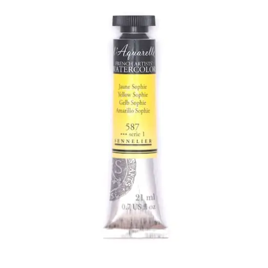 Sennelier French Artists' Watercolor, 21mL 587 Yellow Sophie S1 {1}