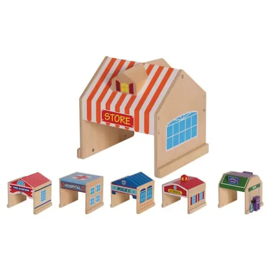 Guidecraft&reg; Community Buildings Set {3}