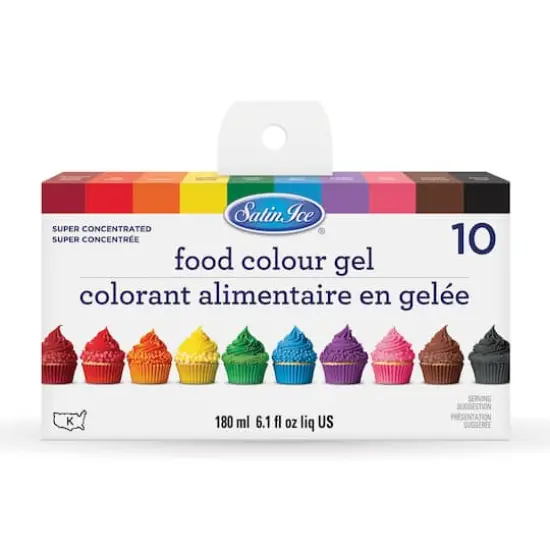 Satin Ice&reg; Food Color Gel, 10ct. {1}
