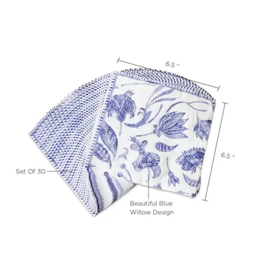 Kate Aspen&reg; Blue Willow 2 Ply Paper Napkins, 120ct. {5}