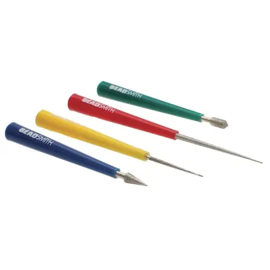 The Beadsmith&reg; 4 Piece Bead Reamer Set {1}