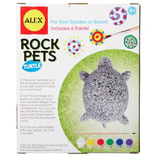 ALEX Toys Craft Rock Pets Turtle Kids Art and Craft Activity {3}