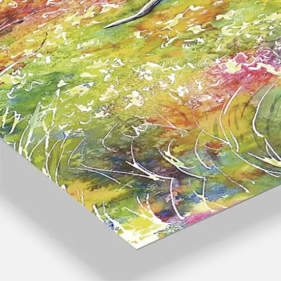 Designart Hugging Elk Love Cottage 3 Panel Oversized Wall Clock {4}