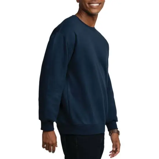 Fruit of the Loom Eversoft Fleece Crew SweatshirtNavy {5}