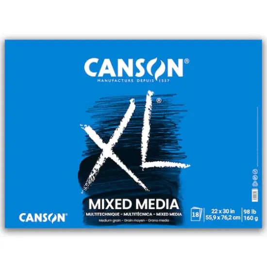 Canson&reg; XL&reg; Mixed Media Paper Pad, 22" x 30" {5}