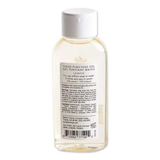 European Soaps Hand Purifying Gel, 3.4oz. Lemon {4}